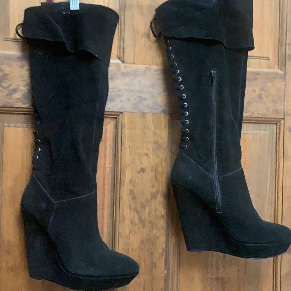 Over the knee Platform Heel Boots